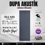 Dupa Akustik Panel 60 x 280 cm Antrasit