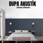 Dupa Akustik Panel 60 x 280 cm Antrasit - Görsel 2