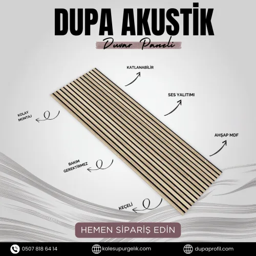 Dupa Akustik Panel 60 x 280 cm Sonomo - Görsel 2