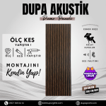 Dupa Akustik Panel 60 x 280 cm Anadolu Ceviz